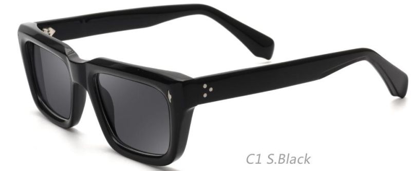 Fashion Design Hand Made Acetate Sunglasses with UV400 Tac Polarized Lens
