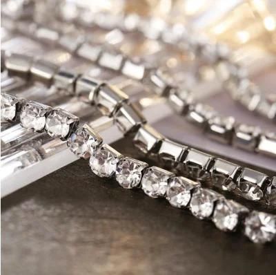Shining 18K Gold Plated Tennis Bracelet with Rhinestone Cubic Zircon Stone Diamond Bracelet as Gift