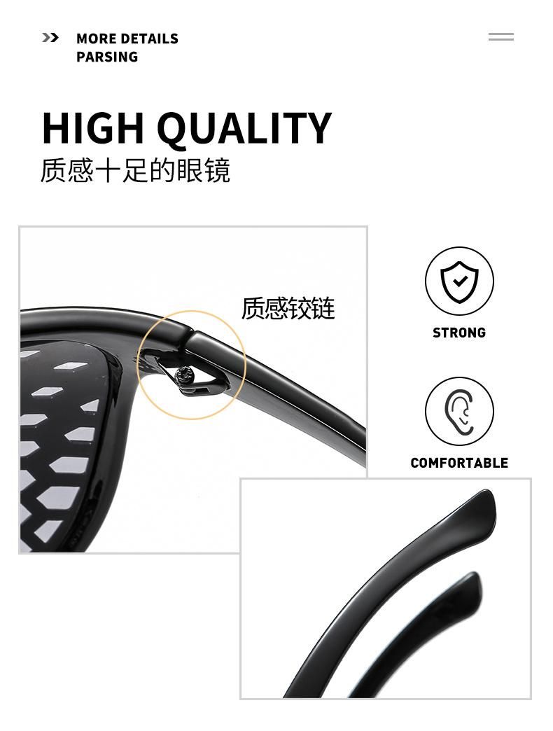 Honeycomb Luxury Sunglasses Special 2021 Hollow-Carved Design Sunglasses 2022