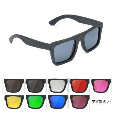Private Label Solid Wood Eye Wooden Bamboo Sun Glasses