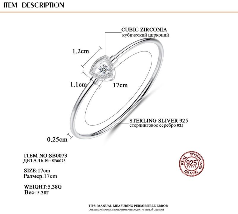 Stylish Zircon Bracelet Sparkles with a Diamond-Studded Classic
