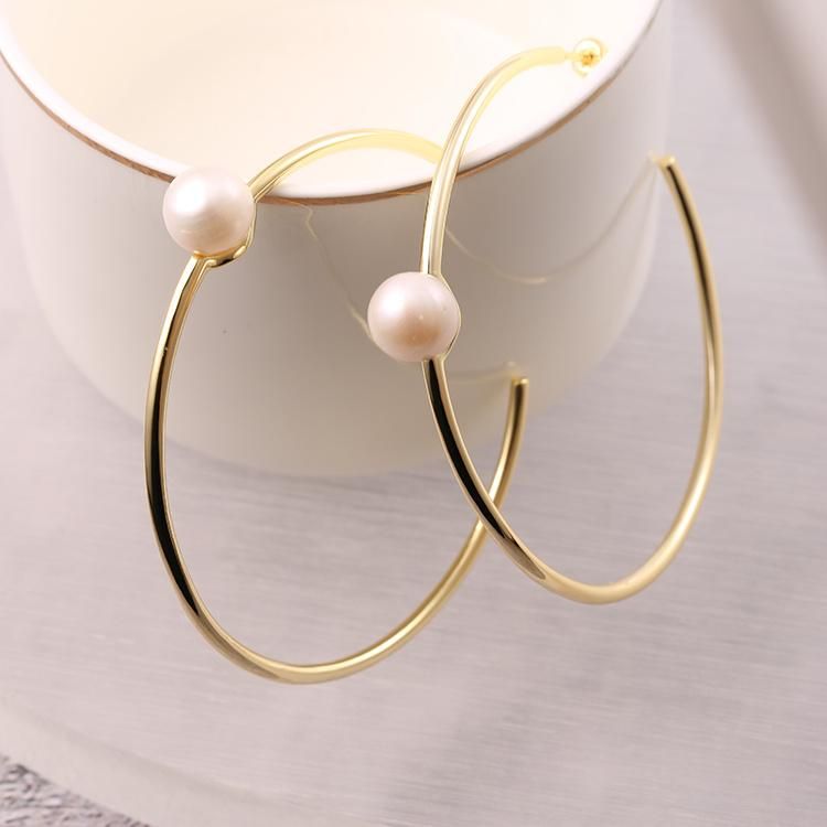 Fashion Accessories 925 Silver Fresh Water Pearl Ball Fashion Jewelry Best Seller High Quality Jewellery Factory Wholessale Earrings