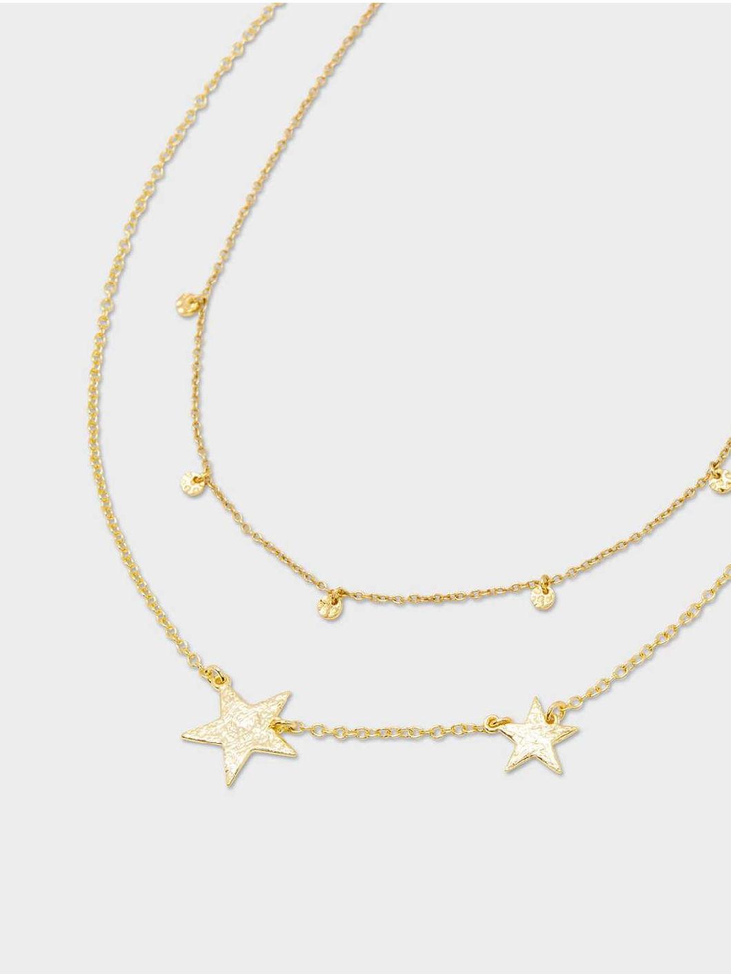 Cross-Border Trend Men and Women 14K Gold Edition Necklace