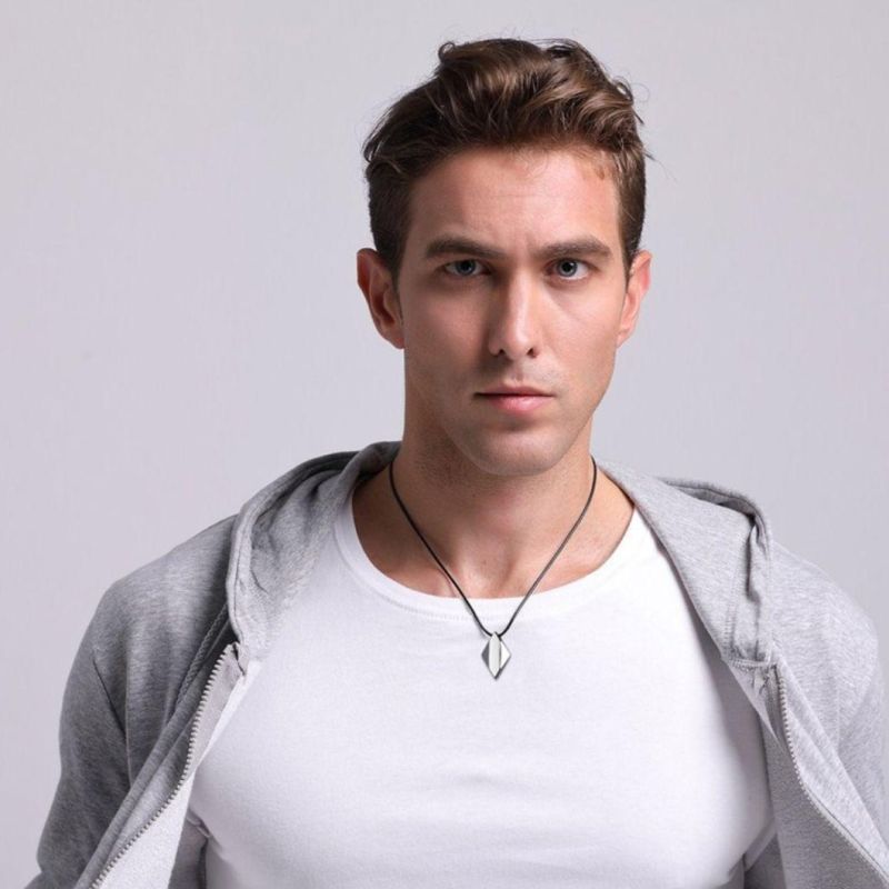 Necklace Pendant Accessories Titanium Steel Necklace Men’ S Stainless Steel Bullet Eagle Pendant