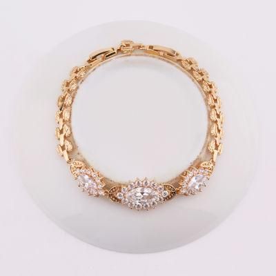 High Quality New Fashion Jewelry 18K Gold Plated Zircon Bangle Bracelet