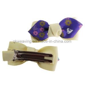Pre-Made Satin Hair Bow with Clips Ribbon Hair Bow