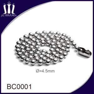 Eco-Friendly 4.5mm Iron Metal Ball Chain