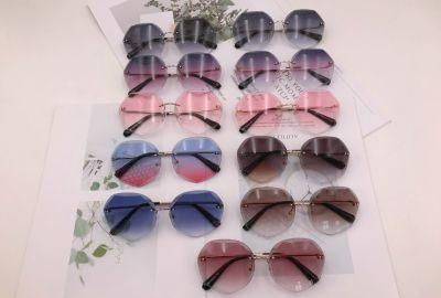 2021 New Fashion Polarized Sunglasses for Women Retro Style Big Frame Anti-UV400 Discoloration Sunglasses