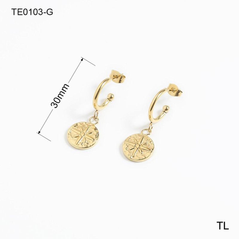 Manufacturer Custom High Quality Fashion jewellery Bijoux or 14K 18K 2022 New Arrivals Gold Jewelry Stainless Steel Non Tarnish Earring