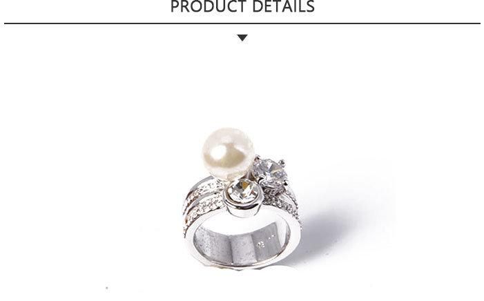 Best Selling Products Fashion Jewelry Pearl Silver Ring
