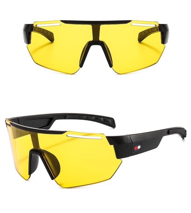Men′s Cycling Glasses Large Frame Windproof Sprot Sunglasses
