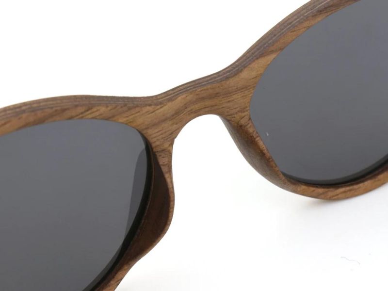 Design Sunglasses Fashion Cat Eye Wooden Sunglasses Ready to Ship