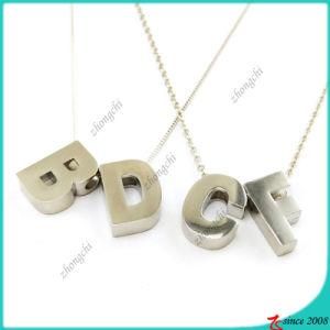 Fashion Silver Alphabet Necklace for Girl Necklace (FN16041812)