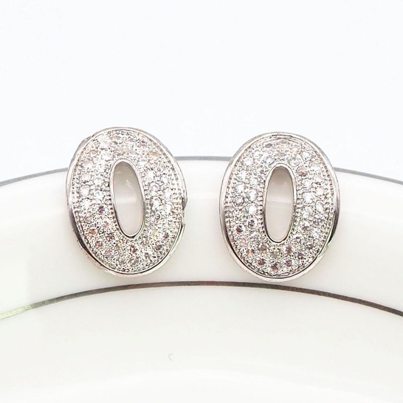 925 Sterling Silver with CZ Earrings Fashion Jewelry Jewellery for Wholesale