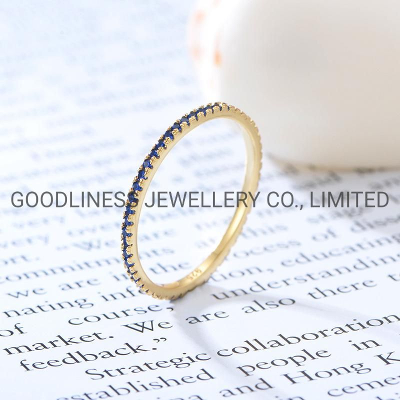 925 Sterling Silver Fine Jewelry Women Stacking Rings