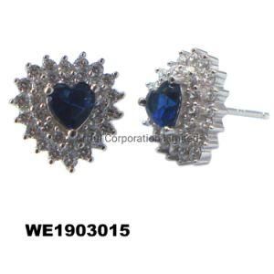 2021 Fashion /Silver or Brass/ Female Sapphire/ Factory Earring