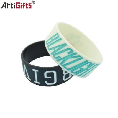 Custom High Quality Free Sample Silicone Bracelet for Sports Logo