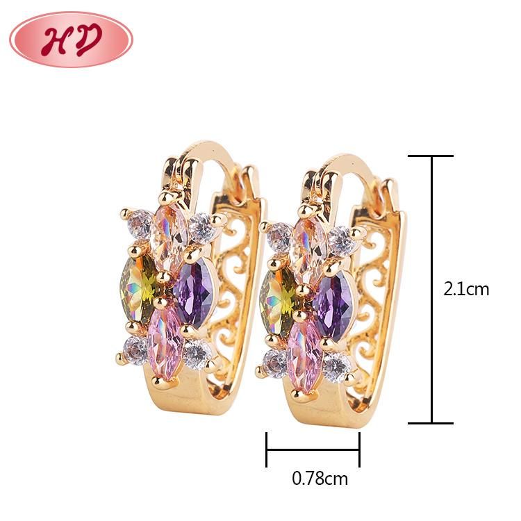 Wedding Anniversary Gifts 18K Rose Gold Women Long Earing for Sale