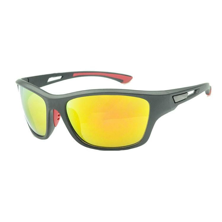 Big Size Sport Sunglasses Yellow Lens