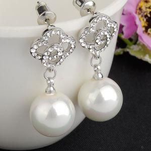 Diamond Jewelry Pearl Stud Earring