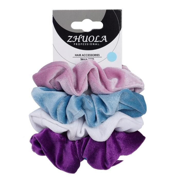 Top Quality Fabric Elastic Hair Scrunchies for Women