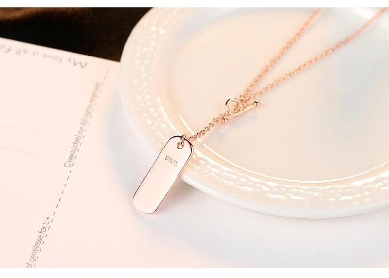 Romantic Accessory Silver Cubic Zirconia Chain Necklace