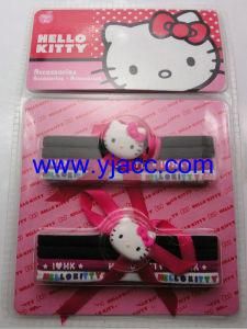 Hair Elastic with Hello Kitty Heads (YJHK01363)