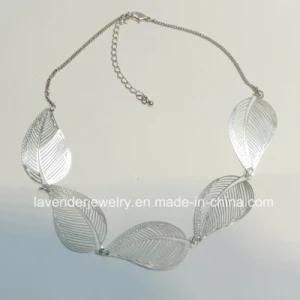 Matt Silver Plated Necklace for Women Fashion Jewelry