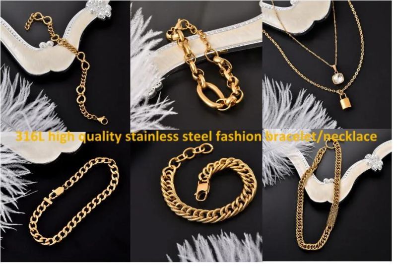 Fashion Gold Plated Circle Link Round-Shaped Charm Pendants 15inch, 22inch Layer Necklace for Men Women