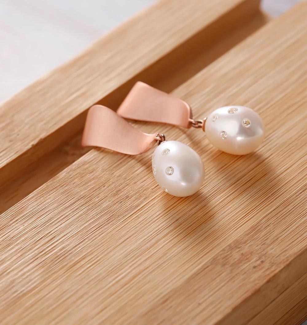 Fashion Accessories Pearl Earrings Trendy Women 2022 Factory Wholesale Fashion Jewelry Beauty Charm Fine 18K Gold Plated Earrings