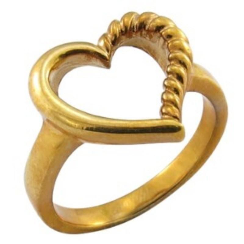 Gold Jewelry Golden Ring Stainless Steel Ring