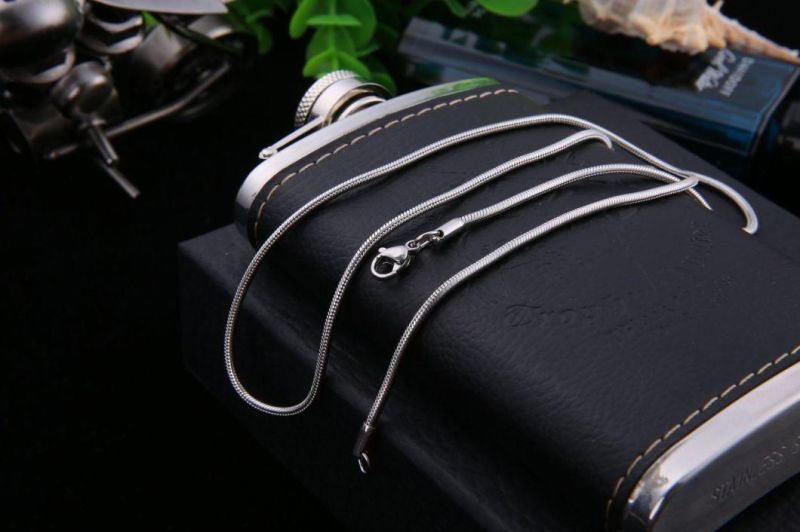 Stainless Steel Square Snake Chain Bracelet Fashion Jewelry Necklace for Jewellery Design