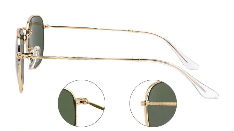 Fashion New Design Metal Frame Ray Band Polarized Sun Shades Sunglasses