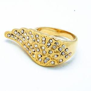 Fashion Gold Plated Stainless Steel Rings (RZ2073)