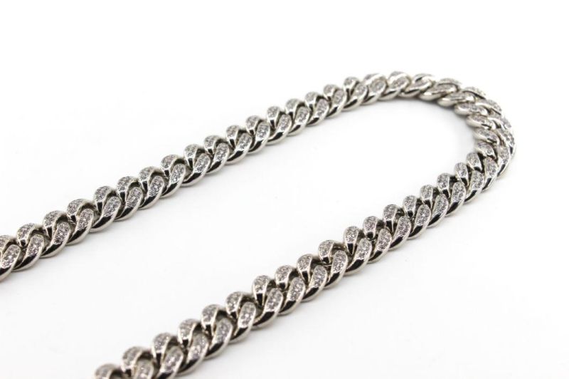 Cuban Link Chain Iced out Jewelry for Men