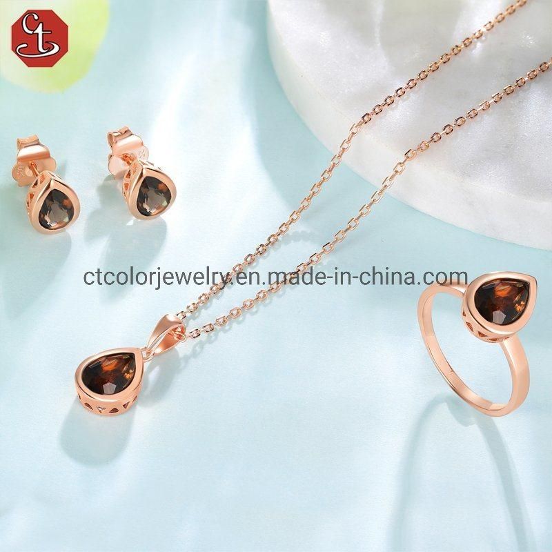 Fashion Accessories 925 Sterling Silver temperament women Gift Jewelry Set