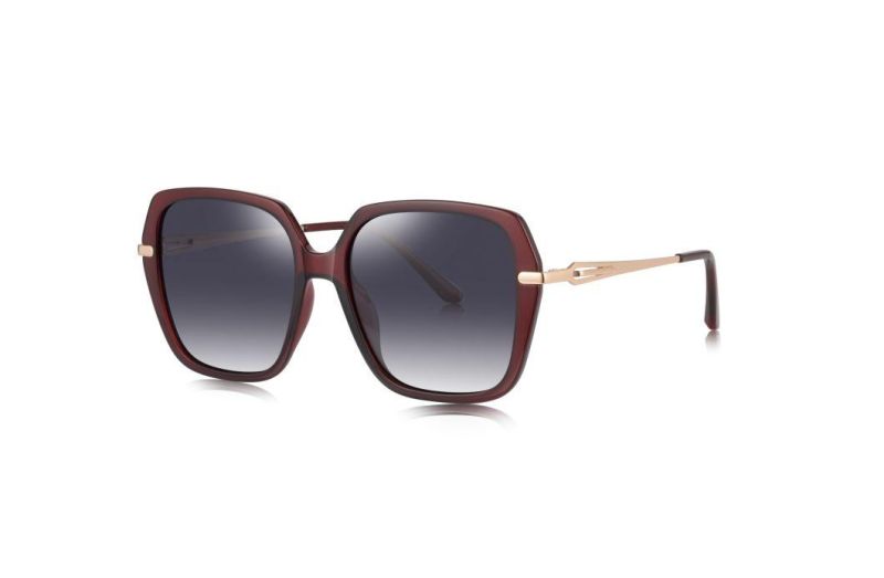 2020 Ready Made Rectangle Shape Fashion Sunglasses