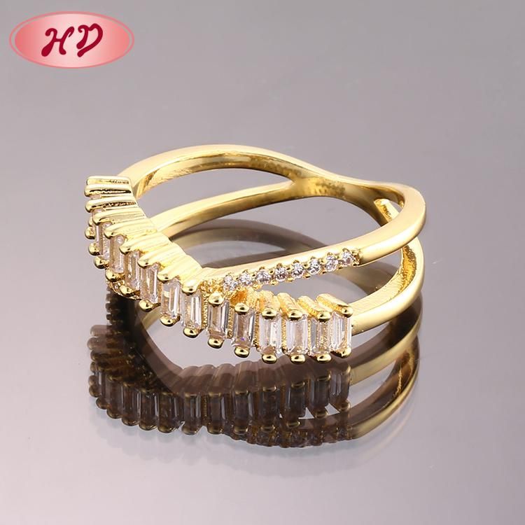 Fashion Wedding Engagement Jewelry 18K Gold Plated Stainless Steel Silver Man Finger Rings Design