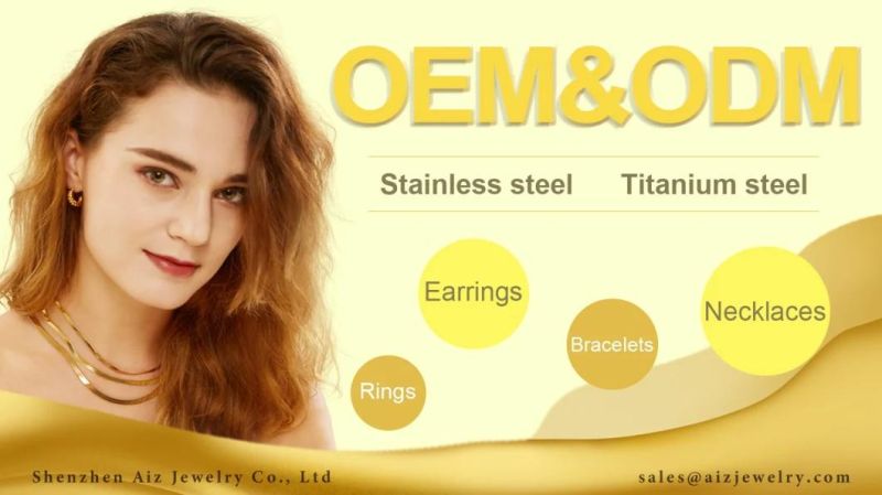 Wholesale Customised Popular Jewelry OEM ODM 18K Gold PVD Stainless Steel Half Circle Hoop Studs Earrings for Women