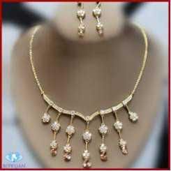 Romantic Wedding Accessories Elegant Design Bridal Zircon Jewelry Sets