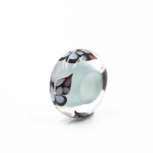 Big Hole Beads Fashion Jewelry Parts Lampwork Glass Beads Butterfly