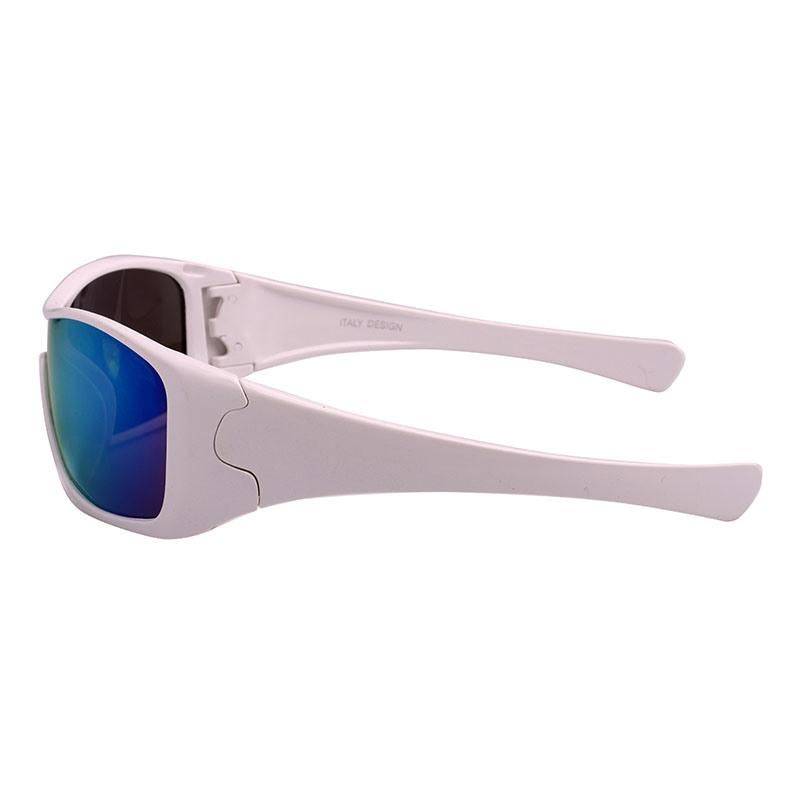 2019 White Frame One Piece Sports Sunglasses