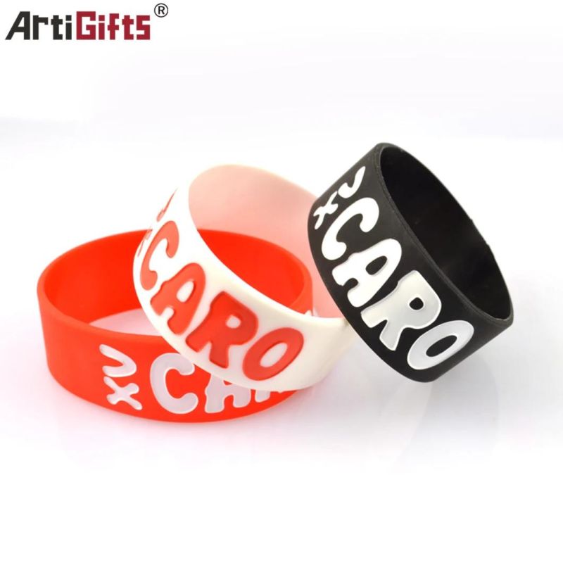 Custom Sports PVC Silicon Rubber Bracelet Bracelet for Promotional Gift