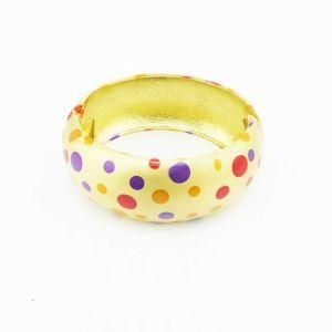 Zinc Alloy Enamel Fashion Bangle Bracelet