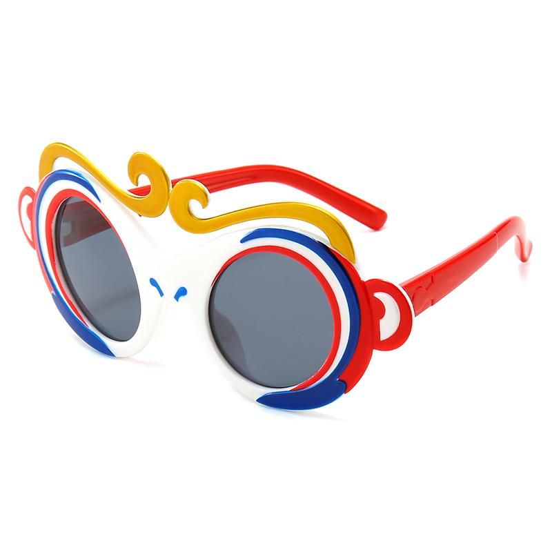 Classic Unisex Kids Gift for Little Boys Girls UV400 Polarized Shades Flexible Silicone Sunglasses
