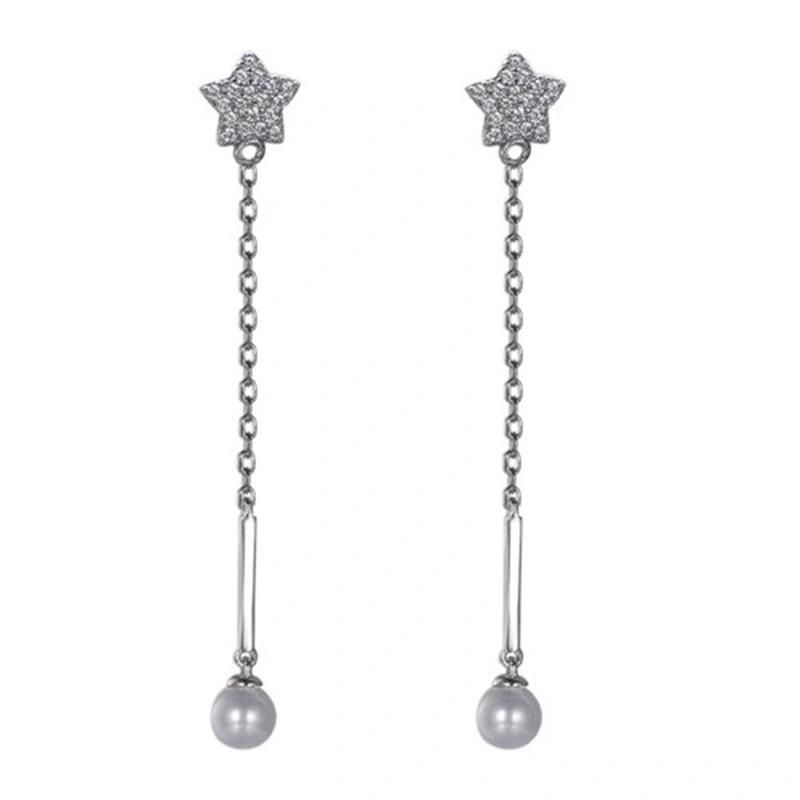 Hot Sale 925 Silver or Brass Fashion Korean Earring for Girls