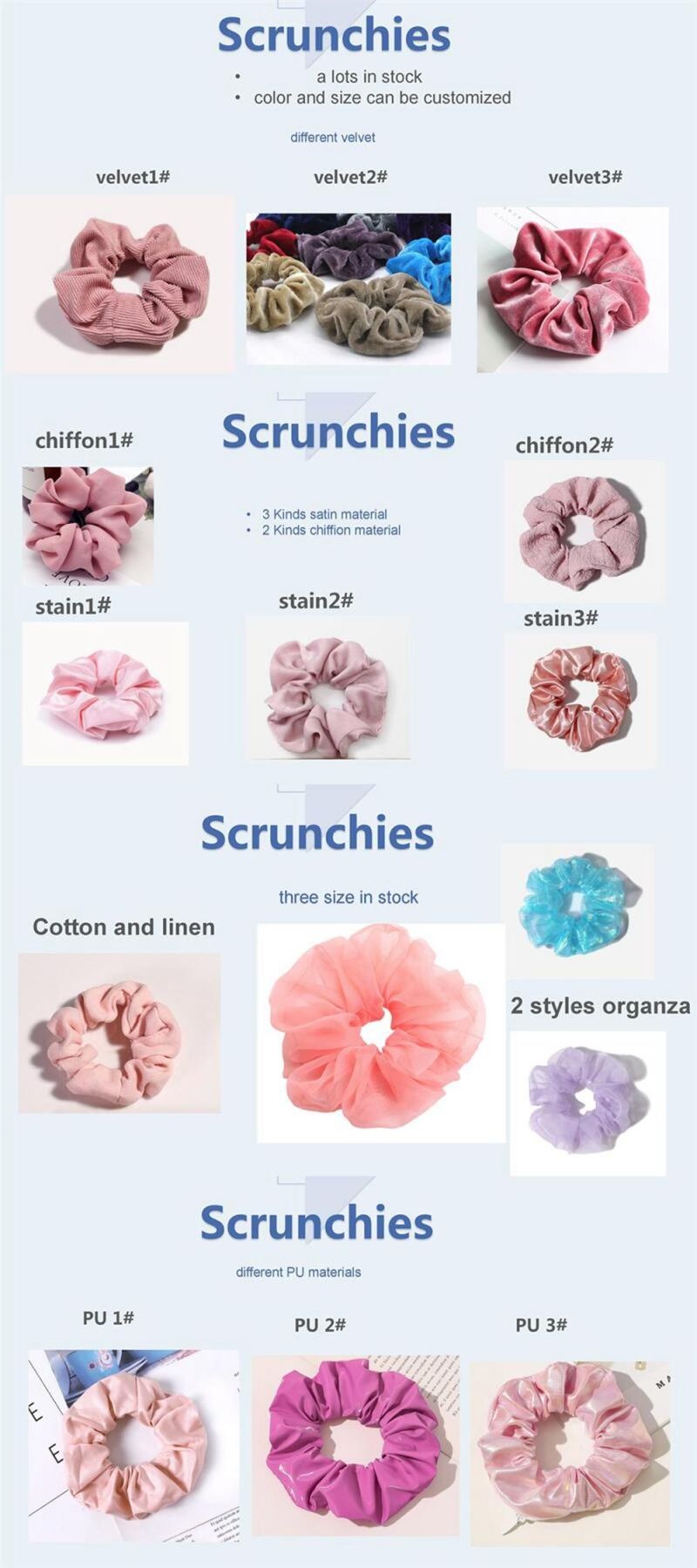 Instagramstyle Lace Floret Hair Band Elegant Scrunchies