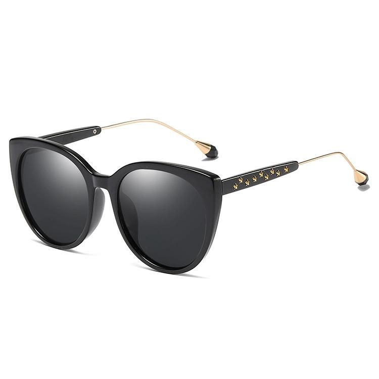 2019 Hot Selling Big Cat Eye Fashion Sunglasses for Ready Made Goods