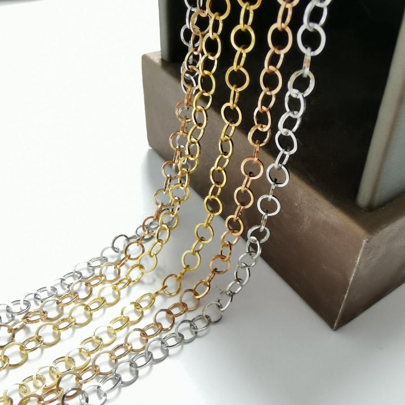 Stainless Steel Jewelry Square Line Circle Chain Fashion Jewelry