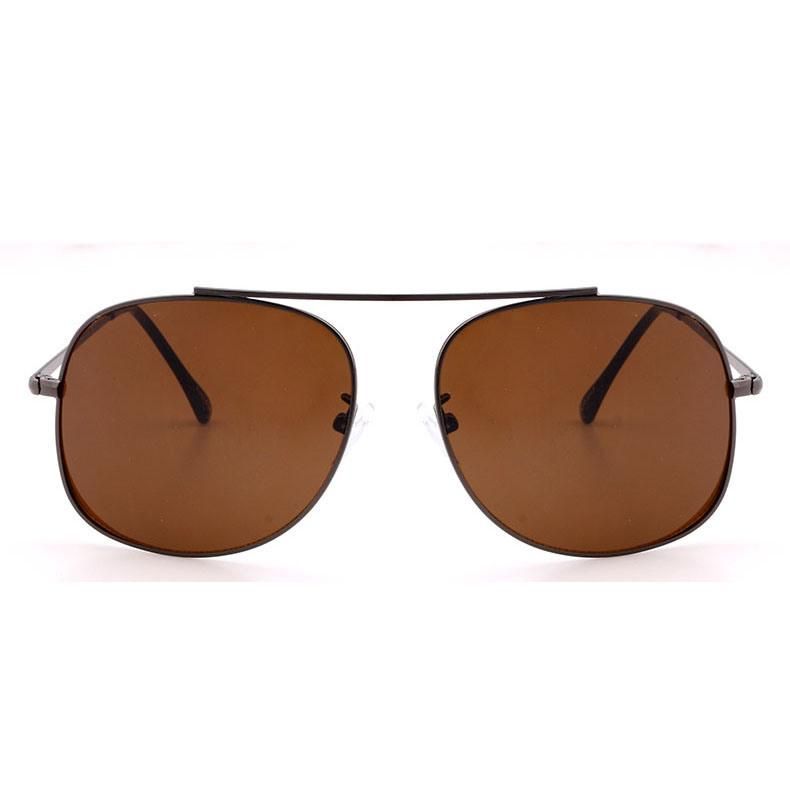 2018 Factory Directly Brown Lens Metal Sunglasses